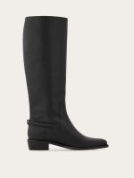 Ferragamo F buckle knee boot - Image 3